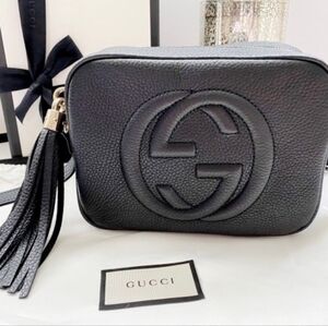 Gucci Black Soho Disco Crossbody Bag